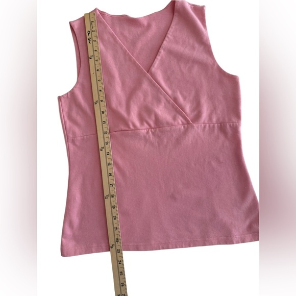 Pink Sleeveless Wrap Top, size Medium - Picture 4 of 4